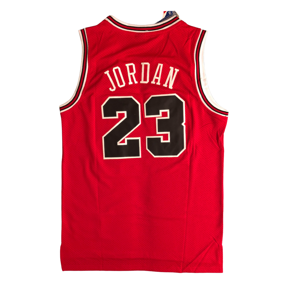 1984 ROOKIE Michael Jordan #23 Chicago Bulls Red/Black/White Men's/Youth Jersey