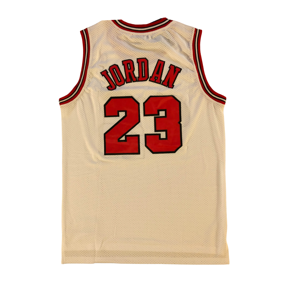 1984 ROOKIE Michael Jordan #23 Chicago Bulls Red/Black/White Men's/Youth Jersey