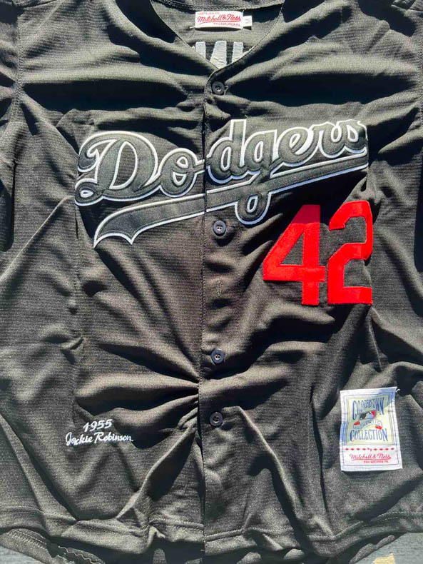 #42 Jackie Robinson Brooklyn Dodgers Cooperstown Mitchell & Ness Jersey