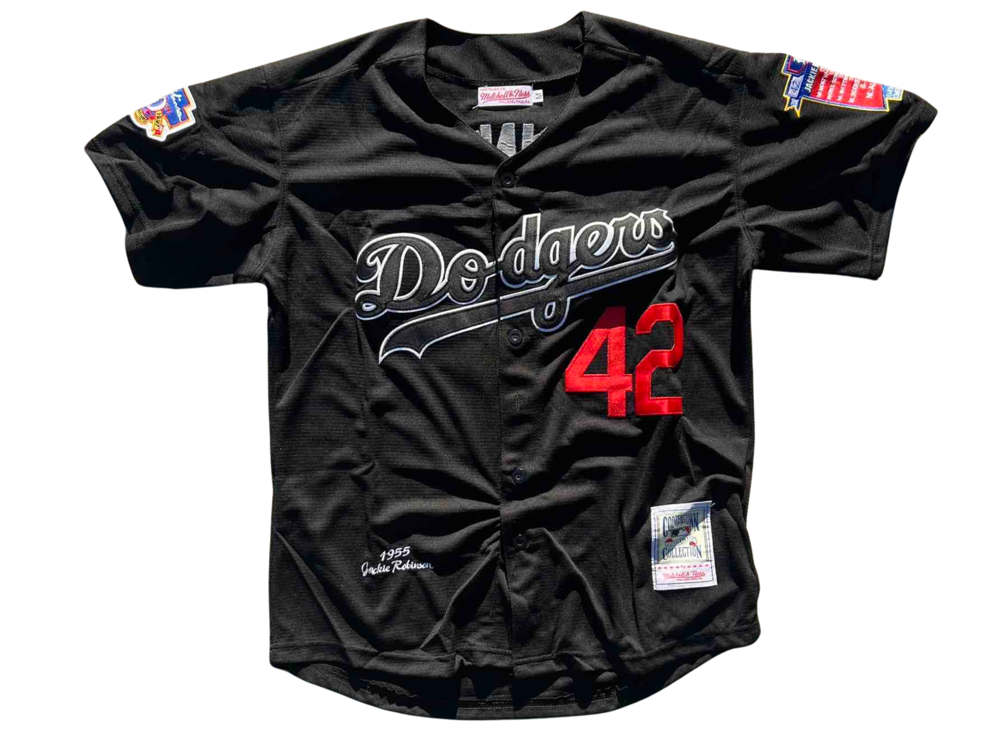 42 Jackie Robinson Brooklyn Dodgers Cooperstown Mitchell