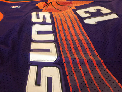 Steve Nash #13 Phoenix Suns Purple/White/Black Men's Jersey