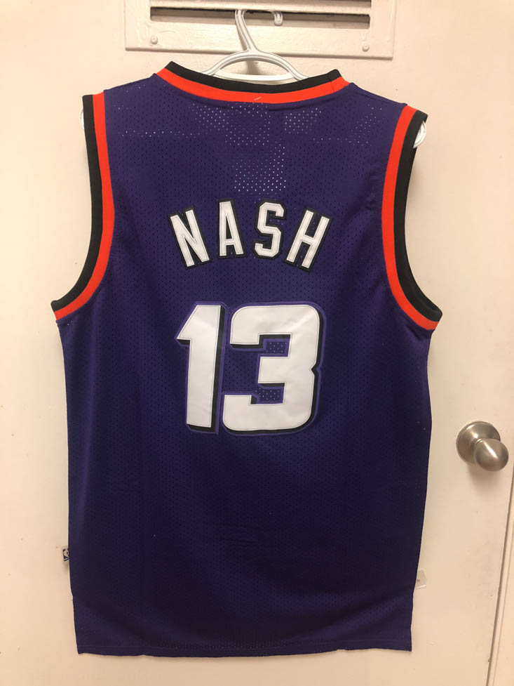 Steve Nash #13 Phoenix Suns Purple/White/Black Men's Jersey