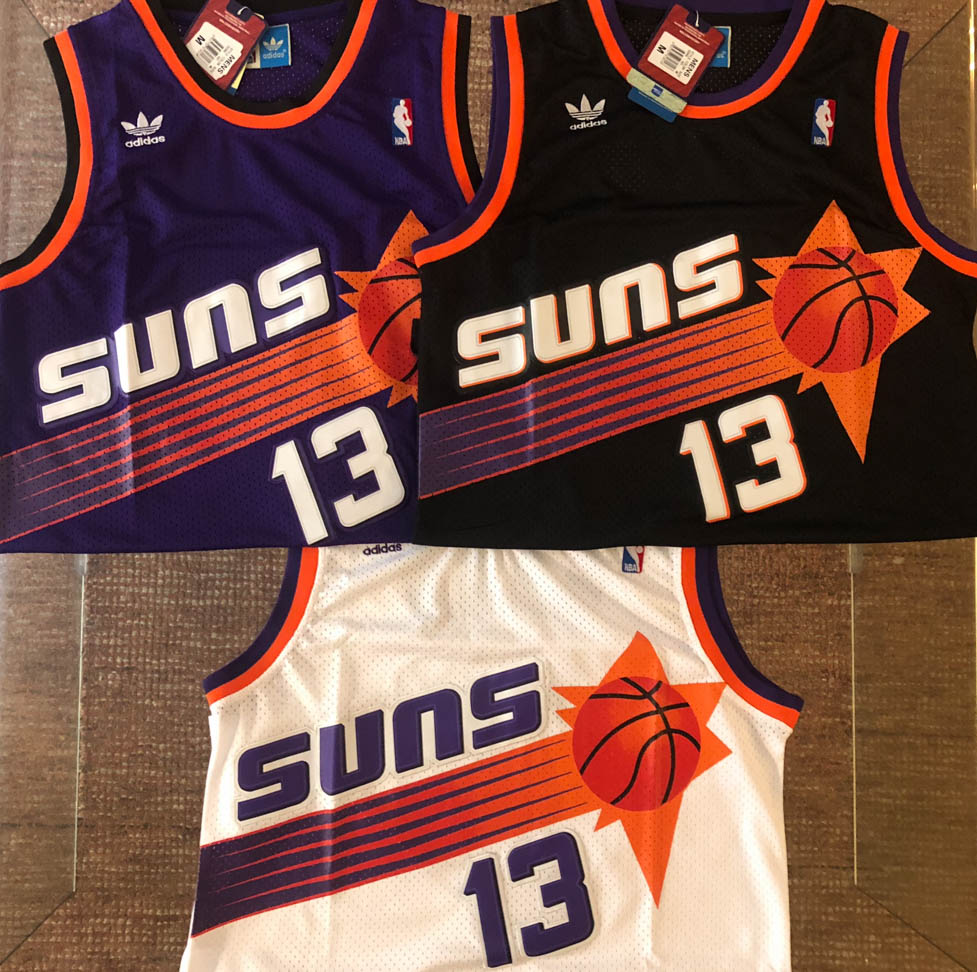 Steve Nash #13 Phoenix Suns Purple/White/Black Men's Jersey