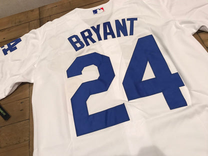 Kobe Bryant #24 Front / #8 Back Los Angeles Dodgers Blue/Gray/Black/White Men's Jersey