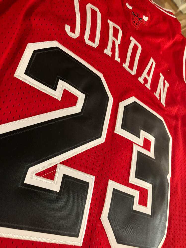 Michael Jordan #23 Chicago Bulls Red/Black/Pinstripe/White Men's or Youth Jersey