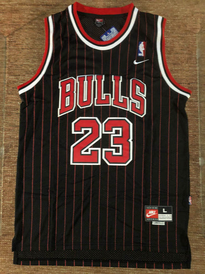 Michael Jordan #23 Chicago Bulls Red/Black/Pinstripe/White Men's or Youth Jersey