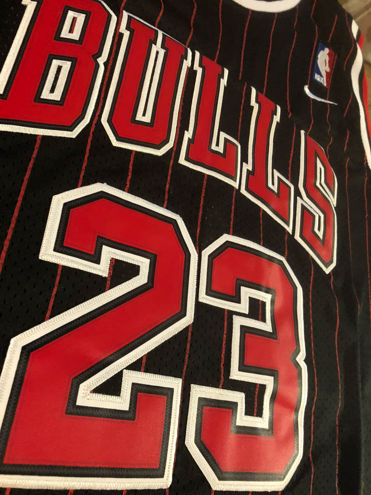 Michael Jordan #23 Chicago Bulls Red/Black/Pinstripe/White Men's or Youth Jersey