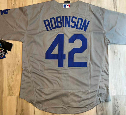 Jackie Robinson #42 Los Angeles Dodgers Blue/Black/Gray/White Men's Jersey