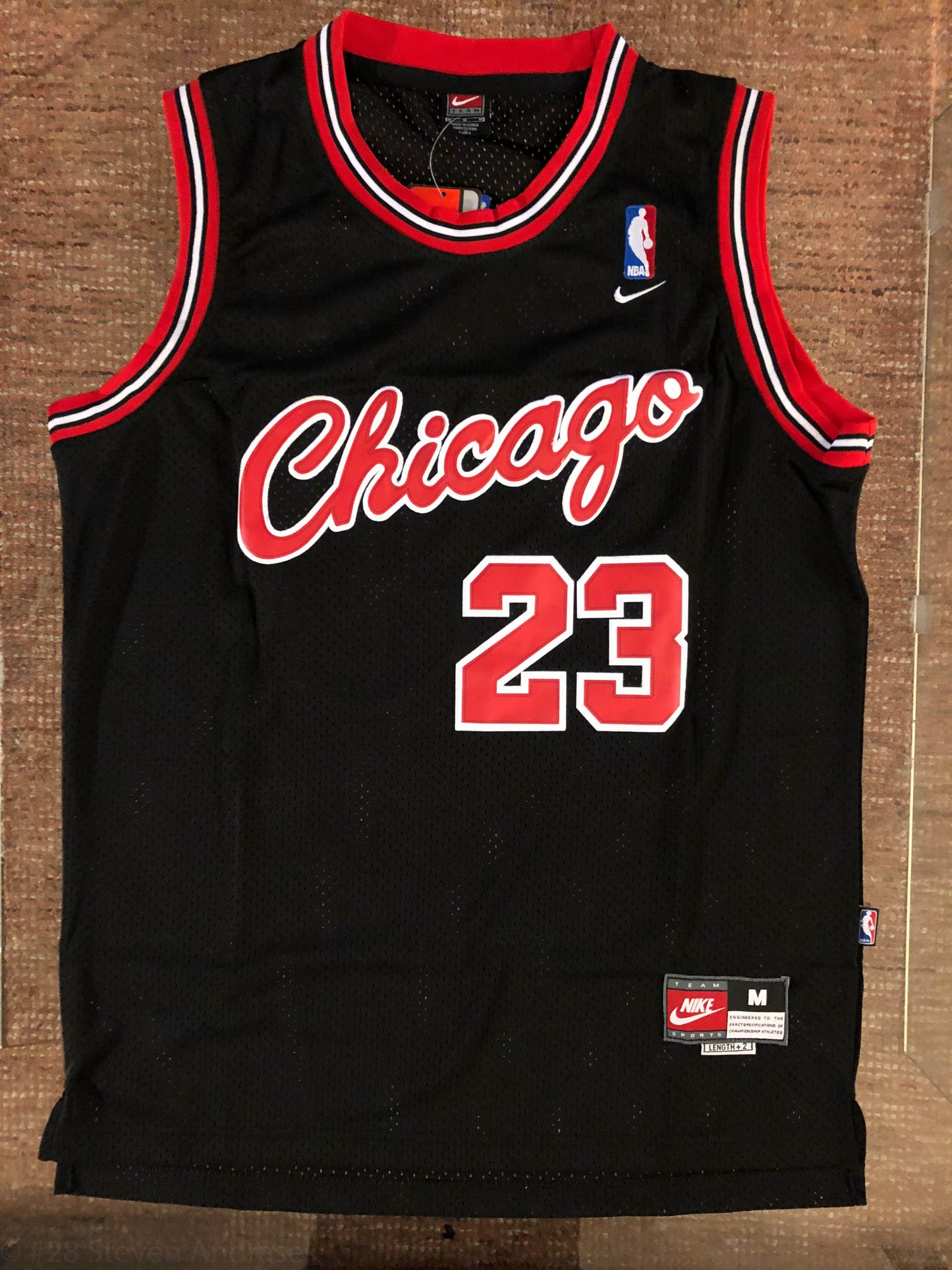 1984 ROOKIE Michael Jordan #23 Chicago Bulls Red/Black/White Men's/Youth Jersey