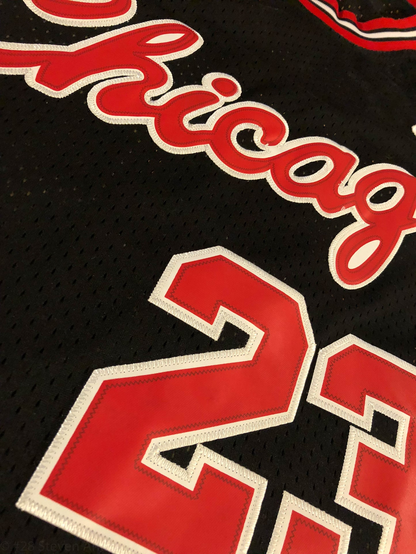 1984 ROOKIE Michael Jordan #23 Chicago Bulls Red/Black/White Men's/Youth Jersey