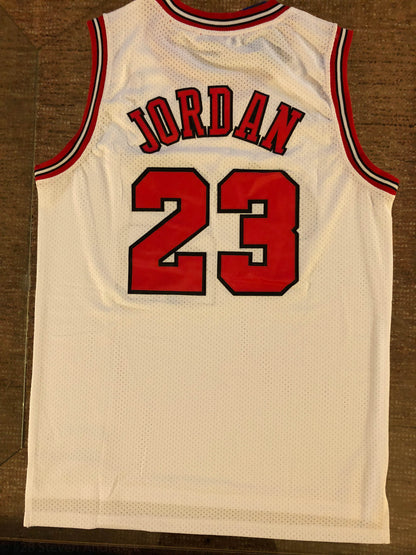 1984 ROOKIE Michael Jordan #23 Chicago Bulls Red/Black/White Men's/Youth Jersey