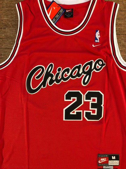 1984 ROOKIE Michael Jordan #23 Chicago Bulls Red/Black/White Men's/Youth Jersey