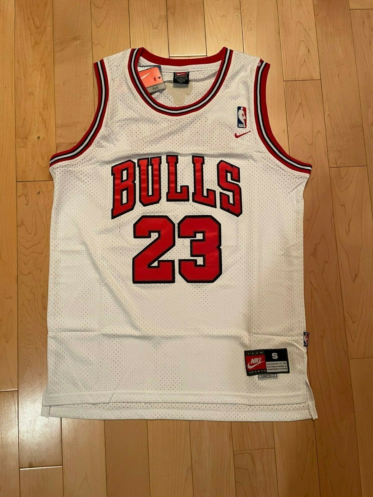 Michael Jordan #23 Chicago Bulls Red/Black/Pinstripe/White Men's or Youth Jersey