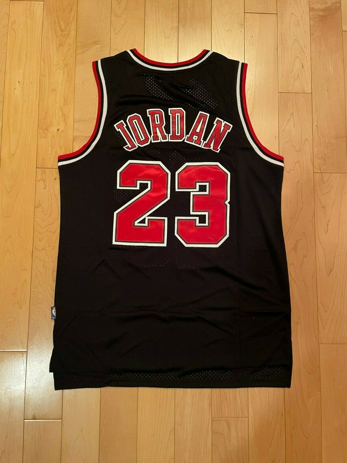 Michael Jordan #23 Chicago Bulls Red/Black/Pinstripe/White Men's or Youth Jersey