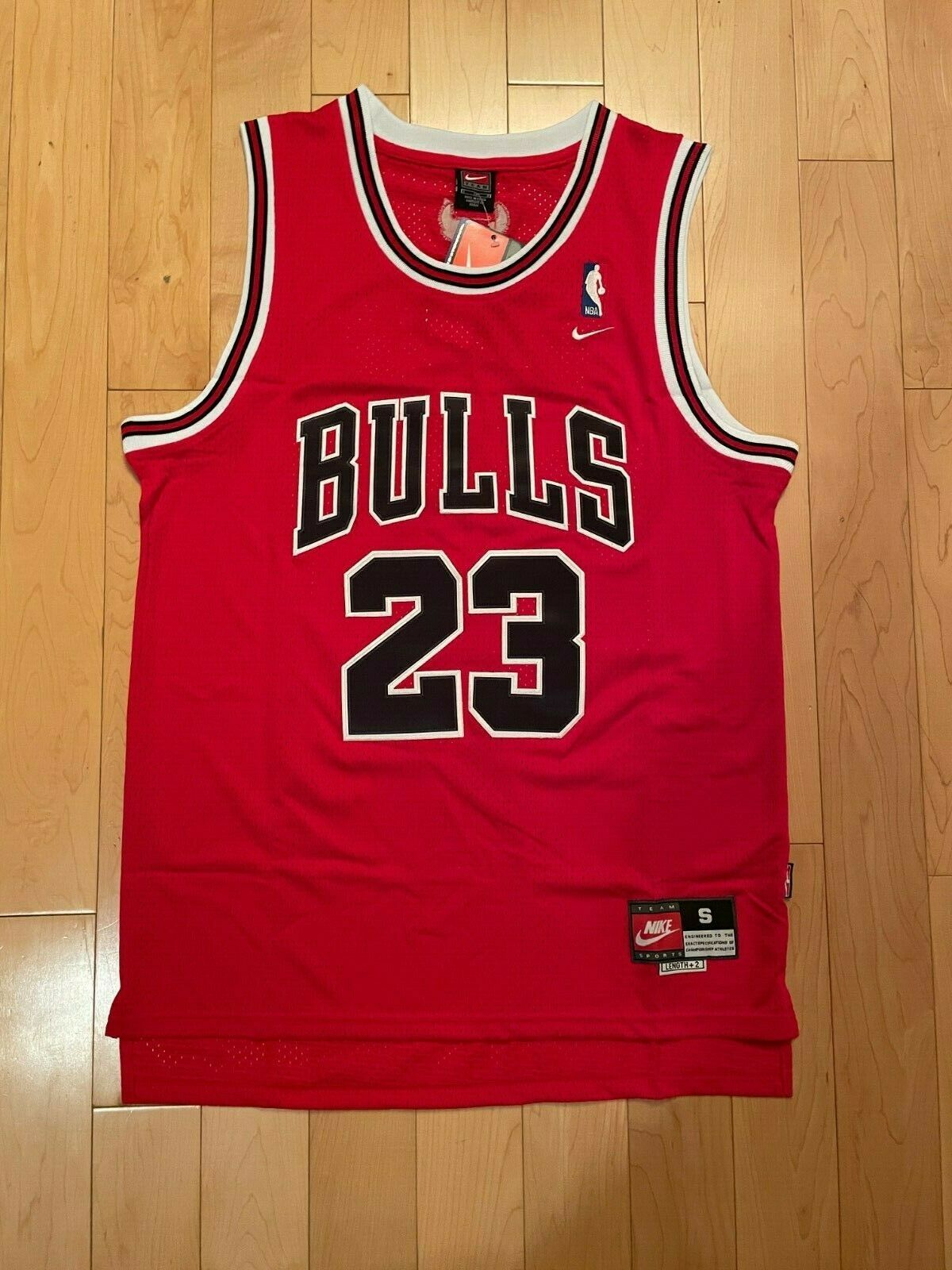 Michael Jordan #23 Chicago Bulls Red/Black/Pinstripe/White Men's or Youth Jersey